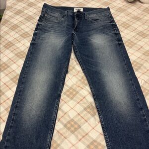 Levi's Dark Wash Straight Leg Jeans
